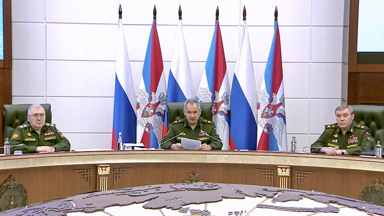 Konferencja rosyjskiego ministerstwa obrony