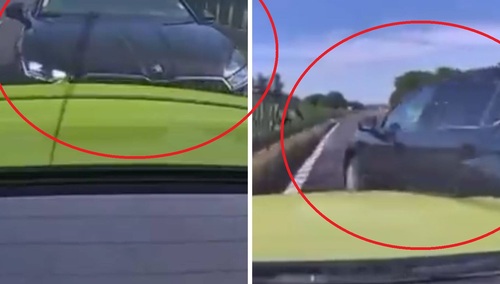 Szokująca agresja i wypadek na S3. Za kierownicą marszałek z PO Marcin Jabłoński [WIDEO]