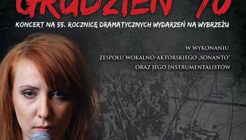 Plakat koncertu Grudzień'70