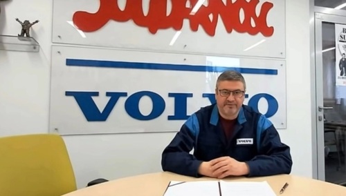 Bogusław Jurgielewicz, przewodniczący MOZ NSZZ „Solidarność” Pracowników Volvo Polska sp. z o.o.