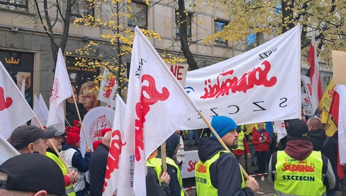 Protest pracowników Enei