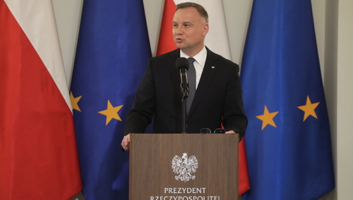 Andrzej Duda: Jest dla nas priorytetem, by wojna na Ukrainie zakończyła się w sposób bezpieczny dla Polski