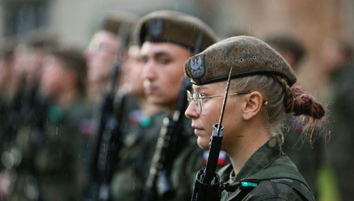 Przysięga żołnierzy WOT, zdjęcie poglądowe