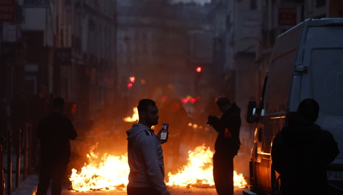 Protesty we Francji przeciwko reformie emerytalnej Macrona