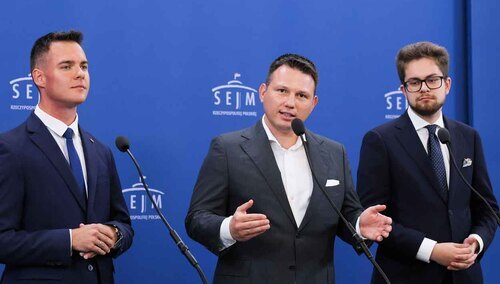 Sławomir Mentzen, Łukasz Rzepecki oraz Wojciech Machulski