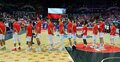  Koszykarze reprezentacji Polski przed meczem z Izraelem