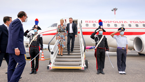 Para prezydencka przybyła do Rzymu