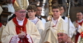 Od lewej: kard. Pietro Parolin, abp Kryspin Dubiel