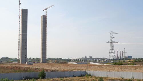 Elektrownia Ostrołęka C - stan budowy na dzień 15 września 2020