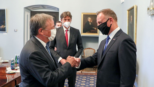Armin Laschet,  Andrzej Duda