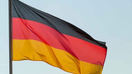 Niemiecka flaga, zdjęcie poglądowe
