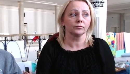 Iwona Hartwich- strajk opiekunów osób niepełnosprawnych 