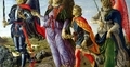 Francesco Botticini, Trzej Archaniołowie z Tobiaszem, obraz ołtarzowy z 1470 roku, namalowany dla florenckiej bazyliki Santo Spirito