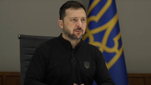 Prezydent Ukrainy Wołodymyr Zełenski