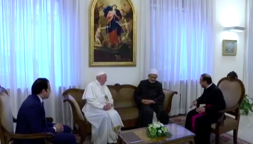 Papież Franciszek i imam Ahmed Al-Tayeb