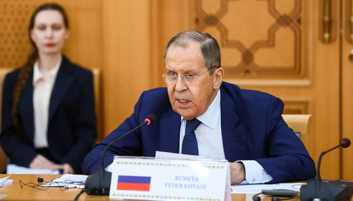 Szef dyplomacji Rosji Siergiej Ławrow