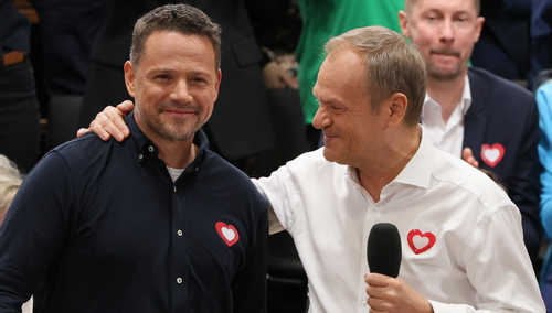 Rafał Trzaskowski i Donald Tusk