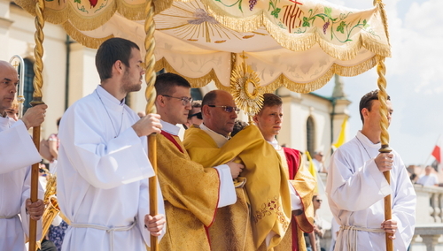 Procesja Bożego Ciała w Gnieźnie, abp Wojciech Polak