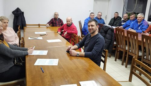 Zebranie wyborcze nowej OZ NSZZ "S" w Wodociągach Niepołomickich