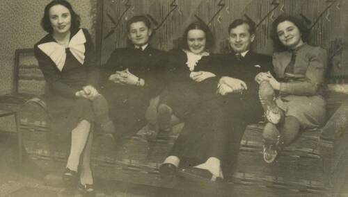 Jadwiga Borkowska (b. 1918) i Irena Neuman