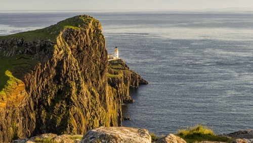  Neist Point - punkt na najbardziej zachodnim krańcu wyspy Skye w Szkocji
