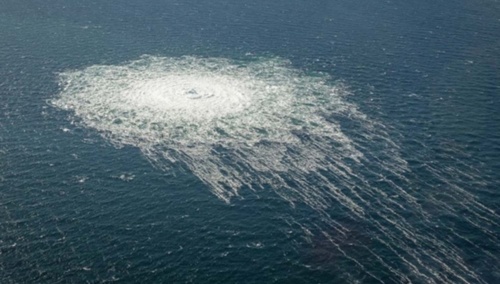 Wyciek gazu po uszkodzeniu Nord Stream