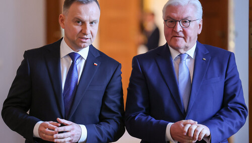 Prezydent RP Andrzej Duda i prezydent Niemiec Frank-Walter Steinmeier