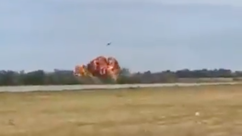 Katastrofa rosyjskiego Su-25. Do sieci trafiło nagranie [WIDEO]