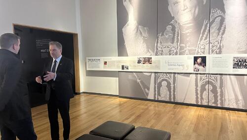 Piotr Duda w Narodowym Sanktuarium Św. Jana Pawła II w Waszyngtonie