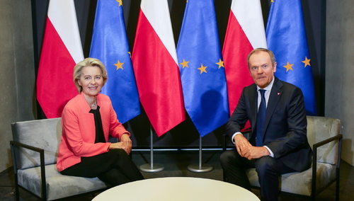 Ursula von der Leyen i Donald Tusk