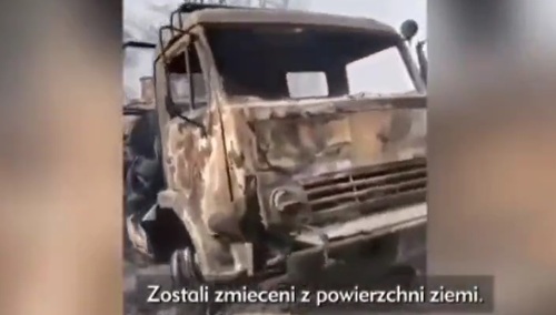 zniszczony rosyjski sprzęt wojskowy