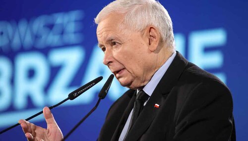 Jarosław Kaczyński w Zabrzu