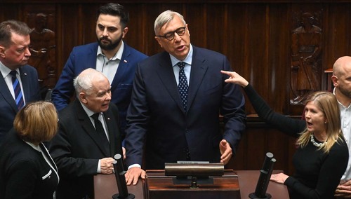 Sprzeczka pomiędzy Jarosławem Kaczyńskim a Romanem Giertychem