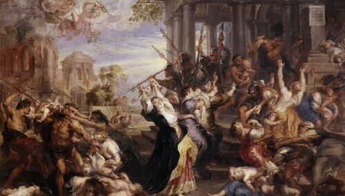 Rzeź niewiniątek pędzla Rubensa