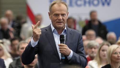 Donald Tusk w Sulechowie