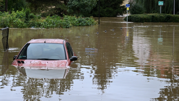 Zalane tereny na Dolnym Śląsku, zdjęcie poglądowe