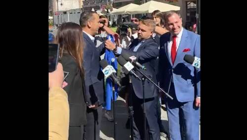 Awantura na konferencji Radosława Sikorskiego