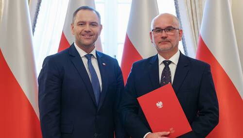 Karol Nawrocki i Grzegorz Berendt