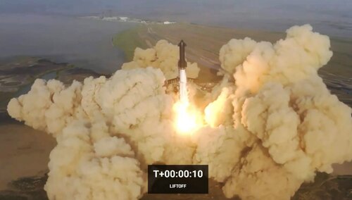 Należący do SpaceX statek kosmiczny Starship wybuchł w powietrzu