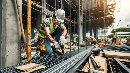 Pracownicy budowlani - zdjęcie ilustracyjne