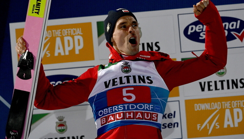 Piotr Żyła miał sporo szczęścia. Polak był o włos od katastrofy