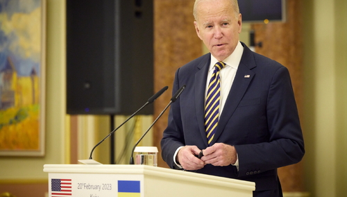 Joe Biden i Wołodymyr Zełenski 