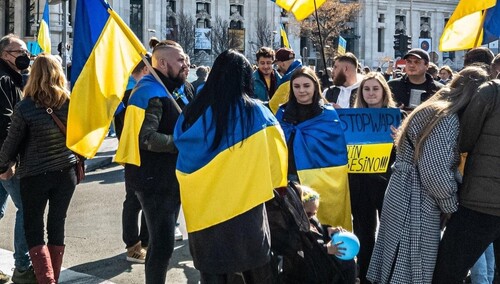 Ukraińcy, demonstracja, zdjęcie podglądowe