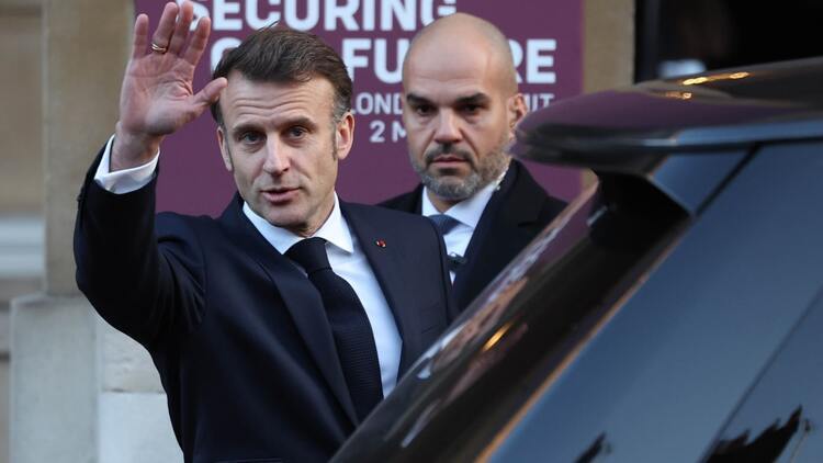 Prezydent Francji Emmanuel Macron