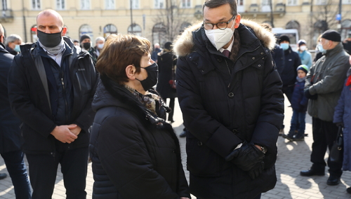 Zofia Romaszewska, Mateusz Morawiecki