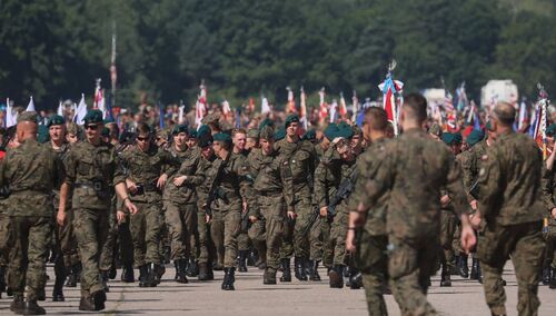 zgrupowanie przed defiladą 2025 r.