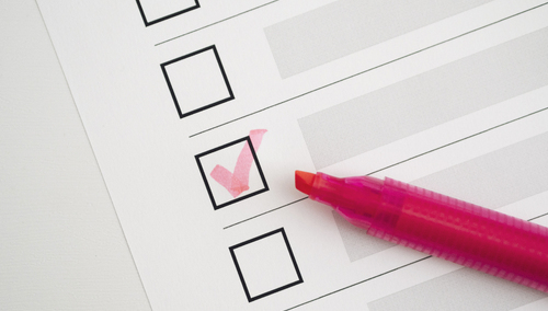 Lista do głosowania. Ilustracja poglądowa 