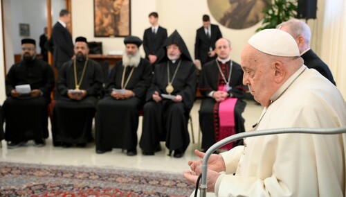 Papież Franciszek i duchowni Wschodnich Kościołów Autokefalicznych