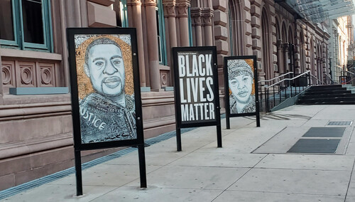 Materiał ruchu Black Lives Matter