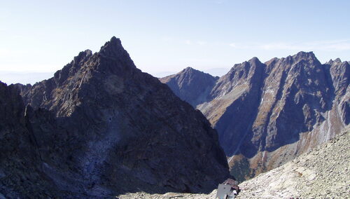 Lokalizacja schroniska, widok z Wagi